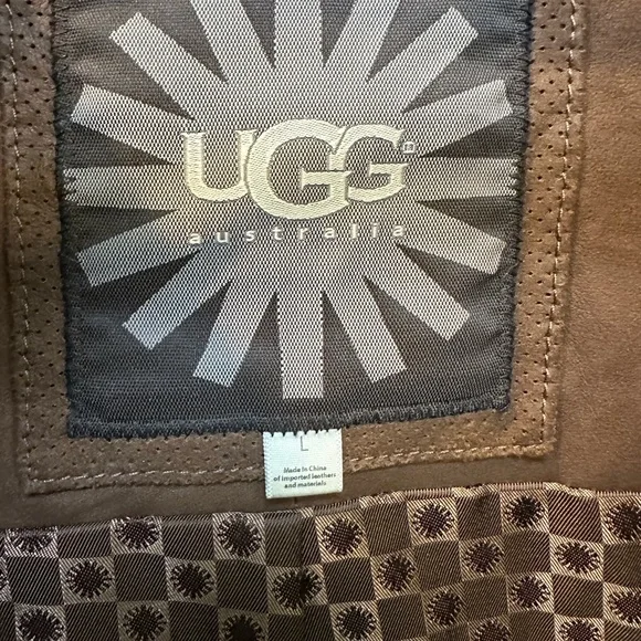 UGG Australia Men’s Leather Jacket L